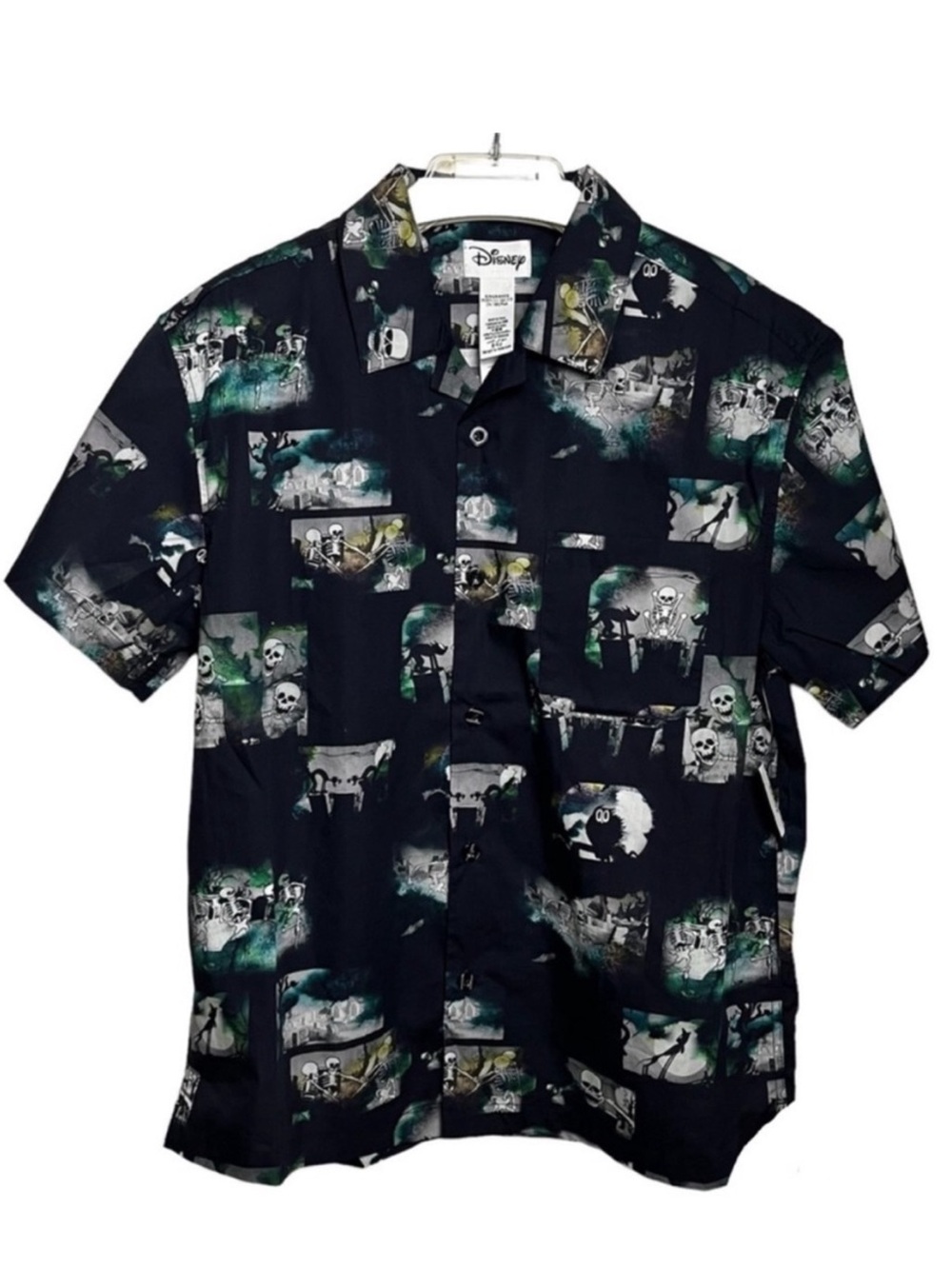 DISNEY “The Skeleton Dance” Button Down Shirt